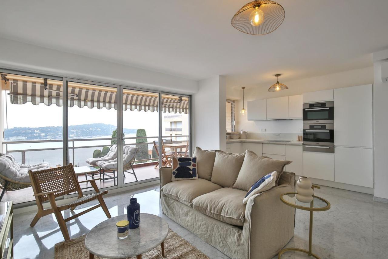 Sublime Appartement Vue Mer. Parking/Piscine/Clim วีลล์ฟรองซ์-ซูร์-แมร์ ภายนอก รูปภาพ