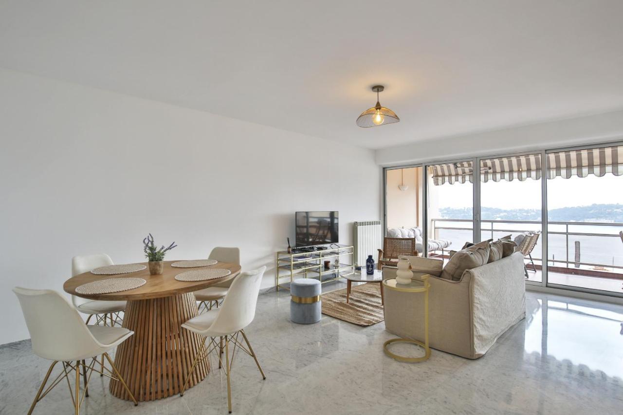 Sublime Appartement Vue Mer. Parking/Piscine/Clim วีลล์ฟรองซ์-ซูร์-แมร์ ภายนอก รูปภาพ