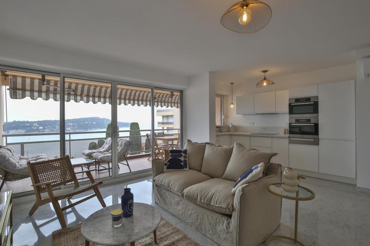 Sublime Appartement Vue Mer. Parking/Piscine/Clim วีลล์ฟรองซ์-ซูร์-แมร์ ภายนอก รูปภาพ