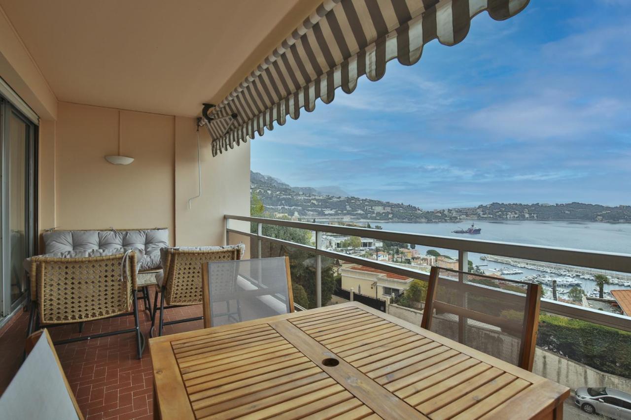 Sublime Appartement Vue Mer. Parking/Piscine/Clim วีลล์ฟรองซ์-ซูร์-แมร์ ภายนอก รูปภาพ