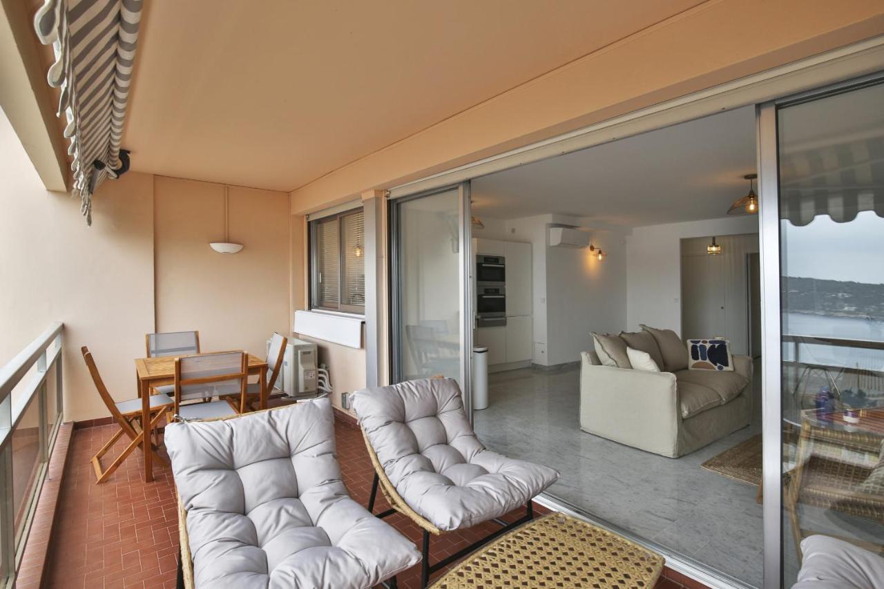 Sublime Appartement Vue Mer. Parking/Piscine/Clim วีลล์ฟรองซ์-ซูร์-แมร์ ภายนอก รูปภาพ